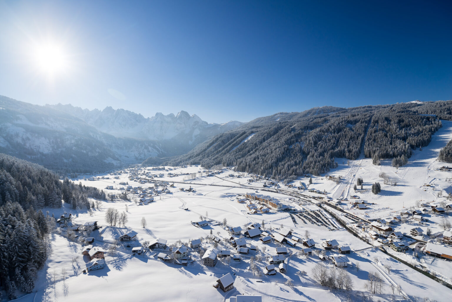 Gosau Luftaufnahmen Foto Sven Posch Viewnect